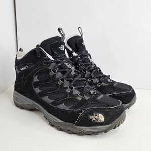 The North Face Hike Boots Ankle Hikers Black Gray Women's Size 6